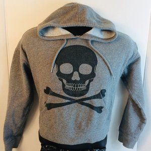 HOT TOPIC Girls/Boys Hoodie Glitter Skull Sweater